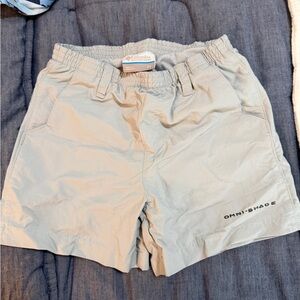 Columbia Kid's Light Tan Omni-Shade Athletic Shorts